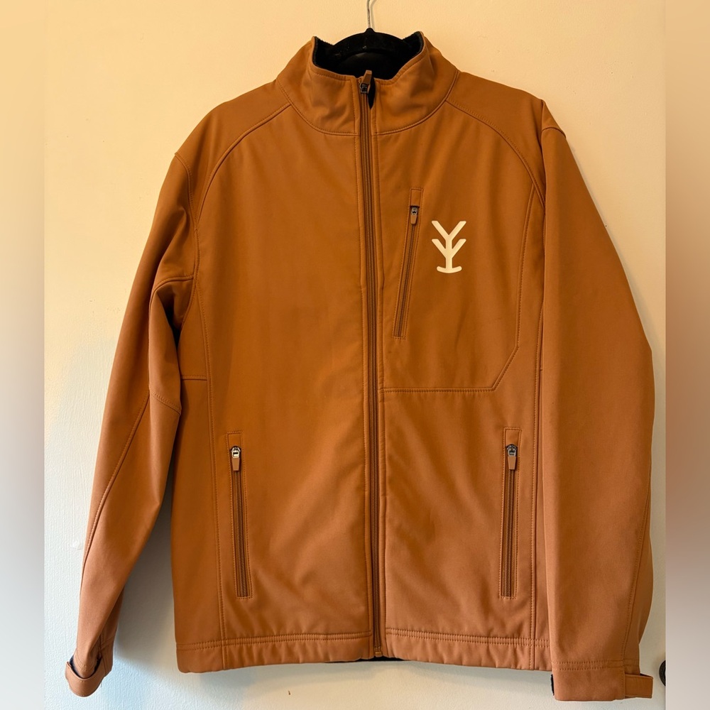 Yee Yee Concealed Carry Brown Tactical Softshell Jacket, Size S